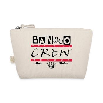 Banjoo Crew Moderator Design - Bio-Täschchen - Natur - Vorne