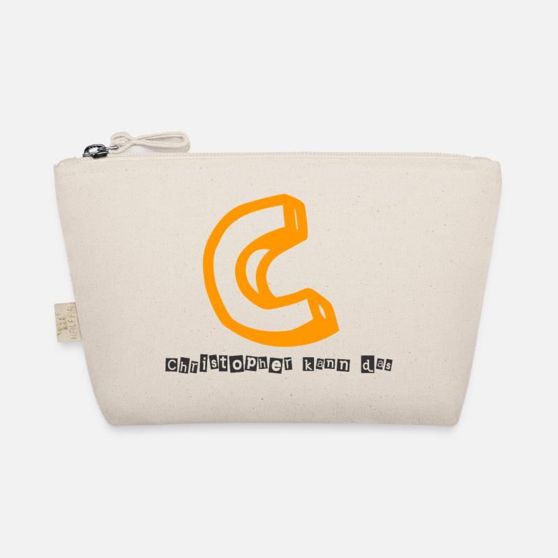 Christopher kann das Abstrakter Kaugummi-Print Bio-Täschchen