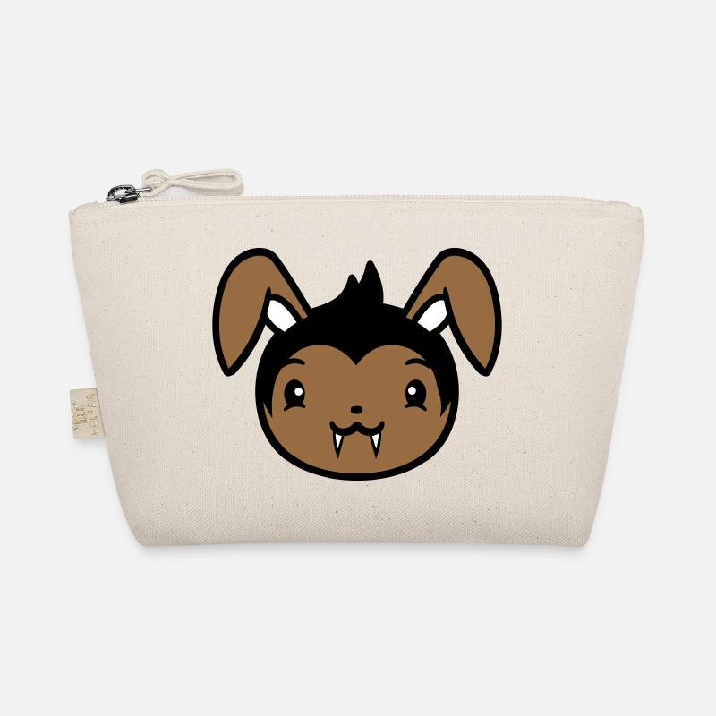 Bunny Vampire Sharp Long Teeth Halloween Costume Organic Pouch
