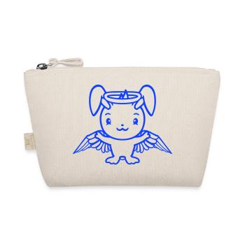 Bunny Angel Holy Sky Wings Good Flying Love - Organic Pouch - nature - Front