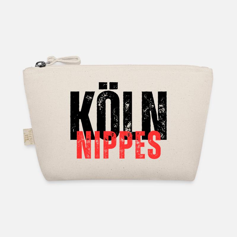 Cologne Knick-knacks black and red lettering Organic Pouch