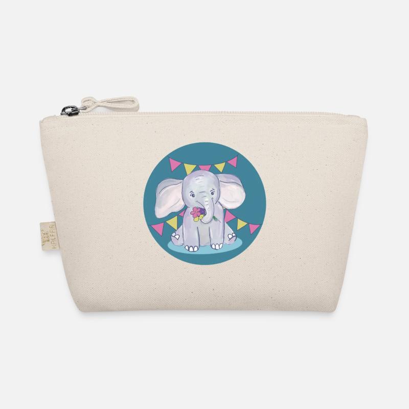 Elephant celebrates birthday Organic Pouch