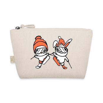 Bunny Bird Birthing Team Ski Bunny Ski Goggles Cap - Organic Pouch - nature - Front