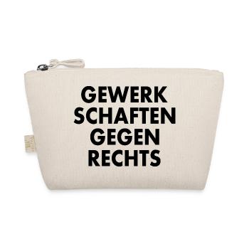 gewerkschaften gegen rechts - Bio-Täschchen - Natur - Vorne
