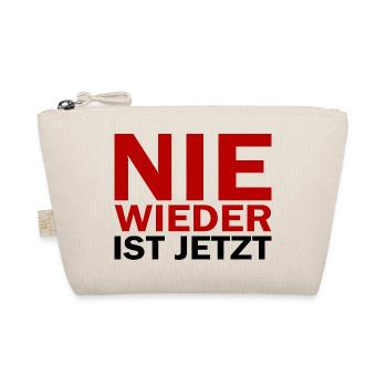 Never again is now - nie wieder ist jetzt - Bio-Täschchen - Natur - Vorne