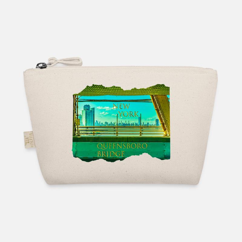 Queensboro Bridge – New York’s Steel & Skyline - Bio-Täschchen - Natur