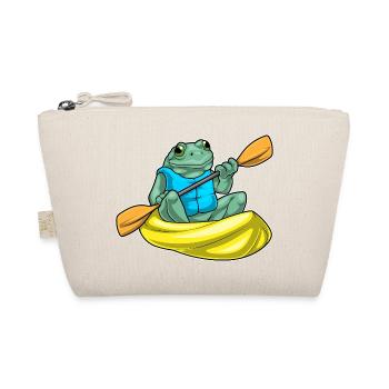 Frosch kleines Boot - Bio-Täschchen - Natur - Vorne