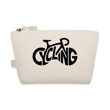Radfahren - Cool Bike Logo - Bio-Täschchen - Natur - Vorne