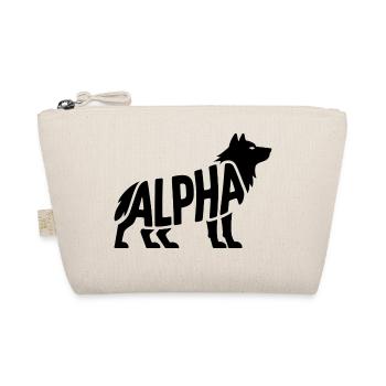 Alpha - Logo de loup motivant - Trousse biologique - nature - Devant