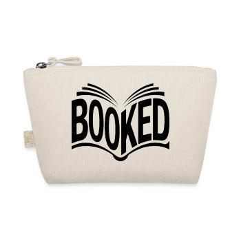 Booked - Cool Book Lover Design - Organic Pouch - nature - Front