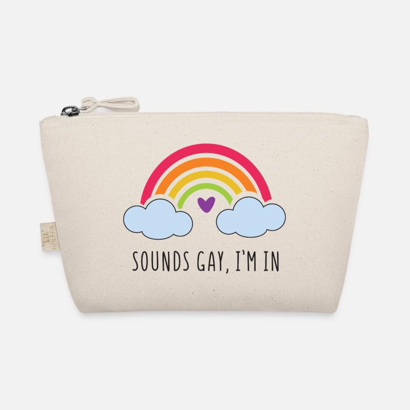 LGBT Pride Month - Klingt schwul, ich bin dabei - Bio-Täschchen - Natur