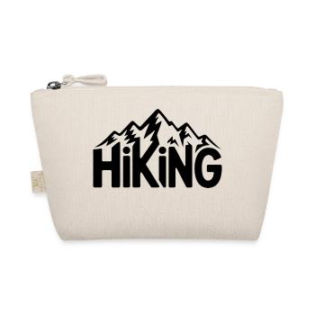 Hiking Typography- Hiking Design - Organic Pouch - nature - Front