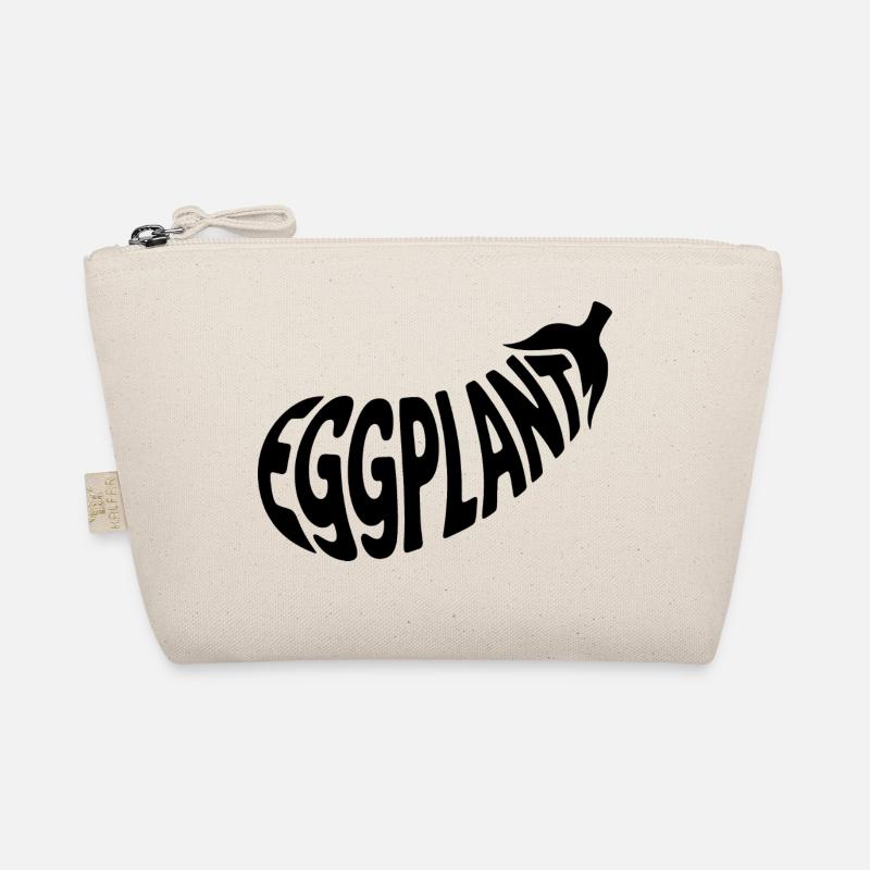 Eggplant - Cool Vegetable Logo Organic Pouch