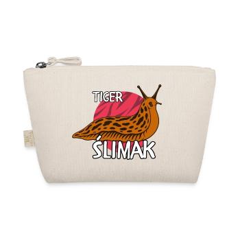 Tiger Ślimak | Funny Polish Meme Shirt - Organic Pouch - nature - Front