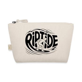 Riptide - Cooles Surfer-Logo - Bio-Täschchen - Natur - Vorne