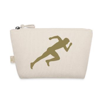 Minimalist Silhouette Sprinter Sprint - Organic Pouch - nature - Front