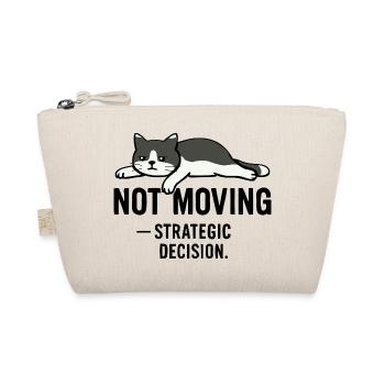 T-shirt Lazy cat – Not moving - Trousse biologique - nature - Devant