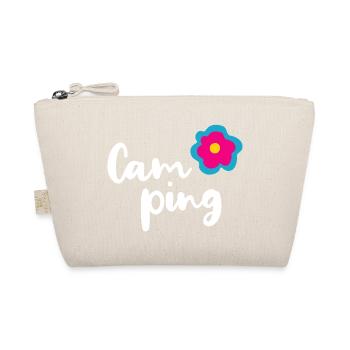 Camping Fleur Camper Vacances Hobby Fan Amour Amour - Trousse biologique - nature - Devant