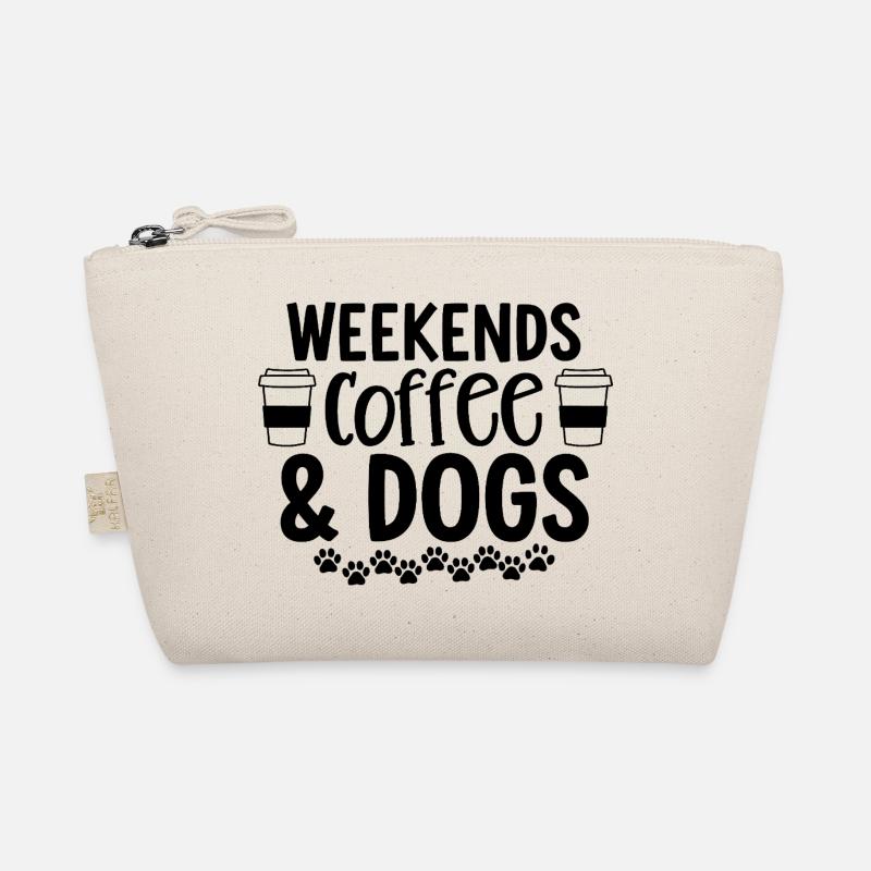 Wochenenden Kaffee Und Hunde Bio-Täschchen