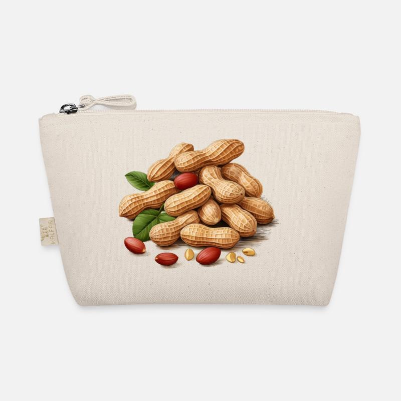 Roasted peanuts with leaf detail Organic Pouch