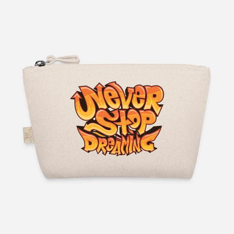 Never Stop Dreaming - Bio-Täschchen - Natur