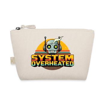 Retro Futuristic Robot with Vapor Smoke - Organic Pouch - nature - Front