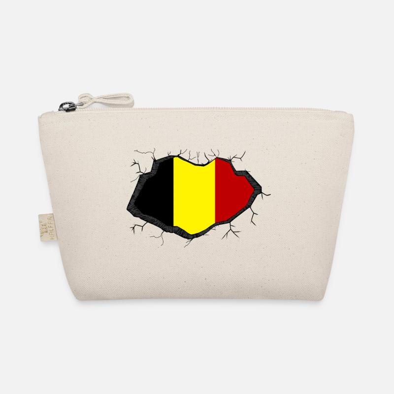 Belgien Flagge Bio-Täschchen