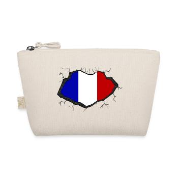 drapeau de la France - Trousse biologique - nature - Devant