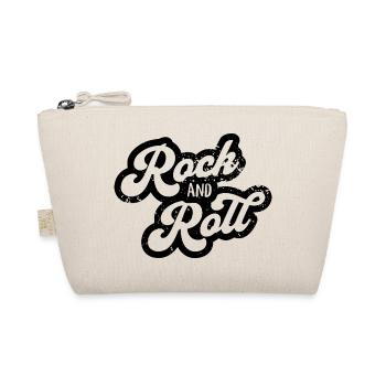 Rock and Roll Typography Design - Organic Pouch - nature - Front