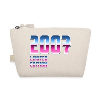 Retro 2007 Limitierte Edition 18 Geburtstag - Bio-Täschchen - Natur - Vorne