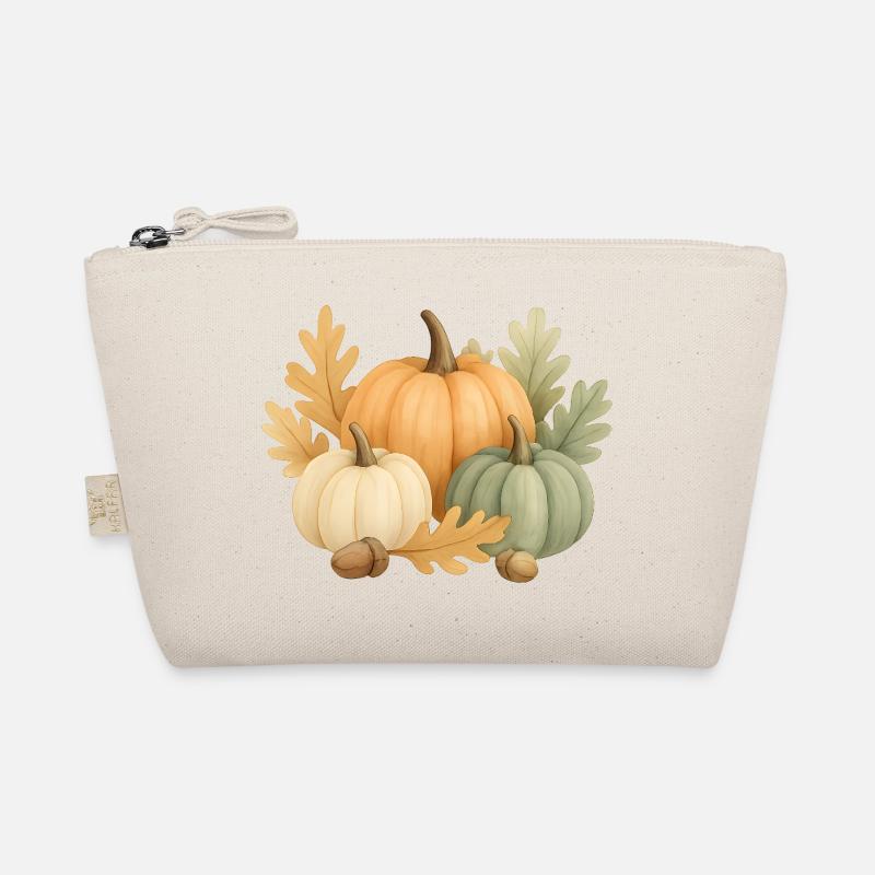 Pumpkins, oak leaves &amp; acorns Organic Pouch