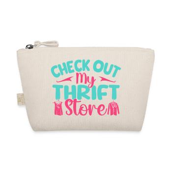 Thrift Shopper Check Out My Thrift Store Thrift - Organic Pouch - nature - Front