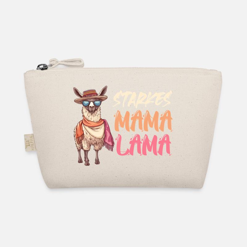 Werdende Mutter STARKES MAMA LAMA Lustiges Bio-Täschchen
