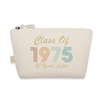 1975 Vintage Retro Birthday Gift - Organic Pouch - nature - Front
