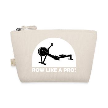 Row Like A Pro! Indoor Rowing - Organic Pouch - nature - Front