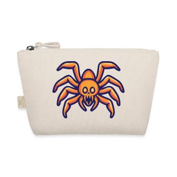 Tarantula Halloween Comic Spinne - Bio-Täschchen - Natur - Vorne