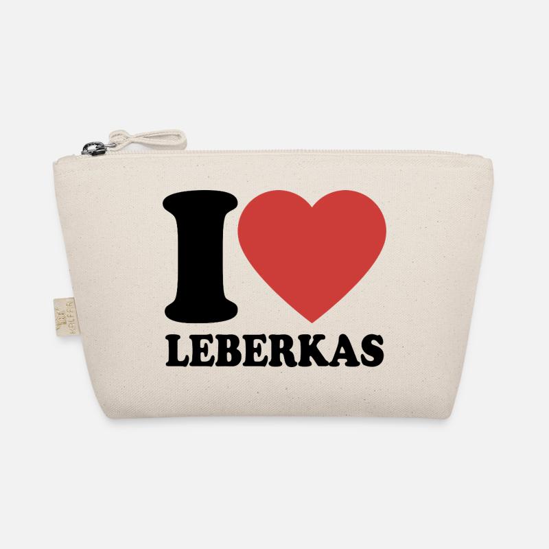 I Love Leberkas - Herz - Fleischkäse Bio-Täschchen