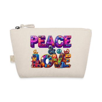 Peace & Love - Organic Pouch - nature - Front