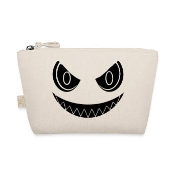 Evil Smile Halloween - Organic Pouch - nature - Front
