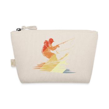Fishing Graphic Retro Style - Organic Pouch - nature - Front
