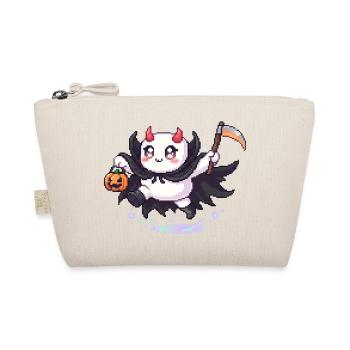 Pixel Halloween Demon avec Jack-o-lantern - Trousse biologique - nature - Devant