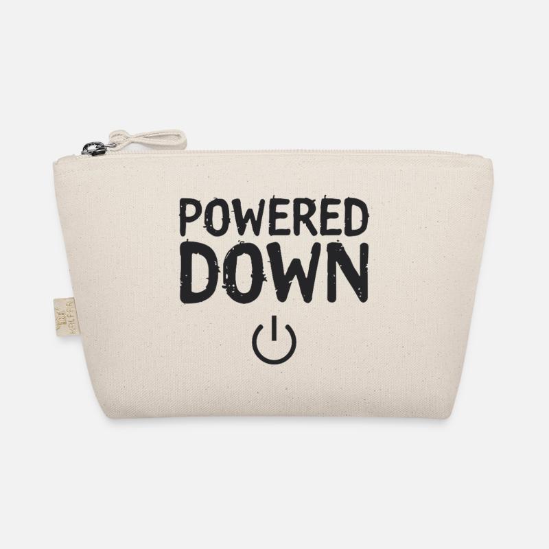 Powered Down Energie Status Ausgeschaltet Bio-Täschchen