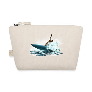 Surfer Storm Wave Surfer - Organic Pouch - nature - Front