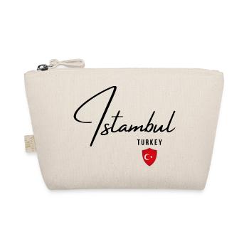 Elegant design Istanbul, Turkish pride - Organic Pouch - nature - Front