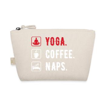 Yoga coffee naps men - Organic Pouch - nature - Front