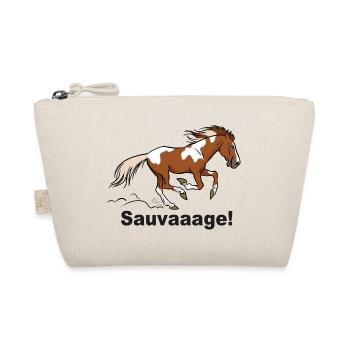 Elster Wild Horse (für leichte Textilien) - Bio-Täschchen - Natur - Vorne