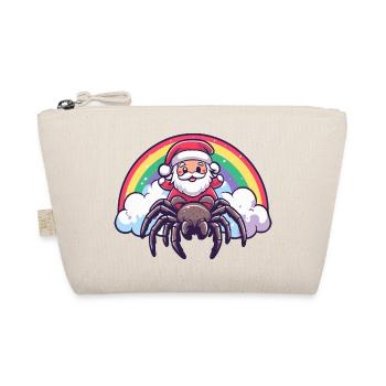 Tarantula Weihnachtsmann Weihnachten - Bio-Täschchen - Natur - Vorne