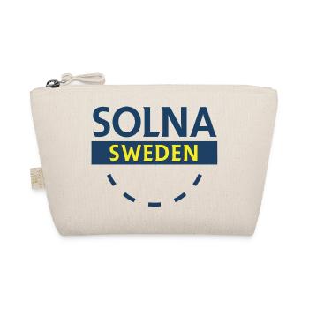 Solna Schweden Logo kreisförmiges Design - Bio-Täschchen - Natur - Vorne
