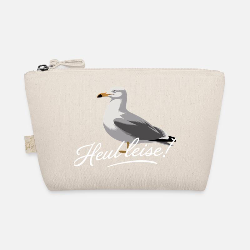 Heul Leise Möwe Illustration Lustiger Spruch Bio-Täschchen
