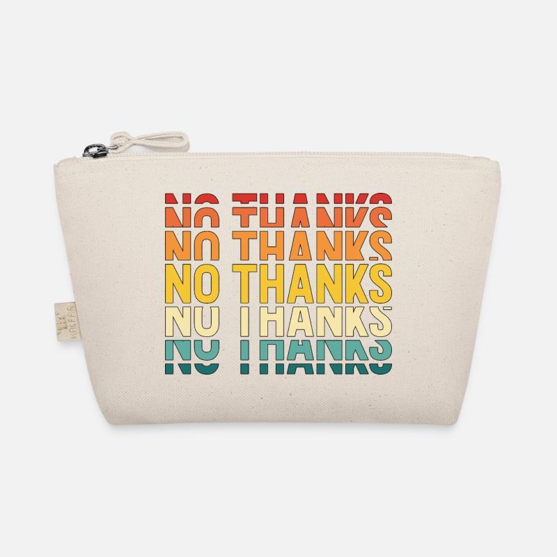 No Thanks - Bio-Täschchen - Natur